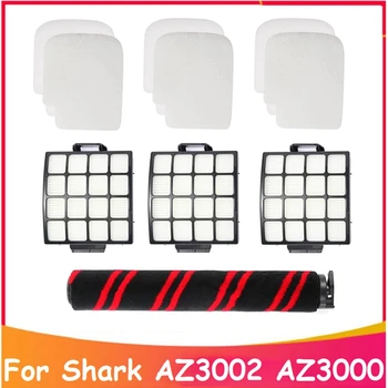 10 шт. для пылесоса Shark AZ3002 AZ3000 Моющаяся роликовая щетка HEPA-фильтр, запасные части для хлопка