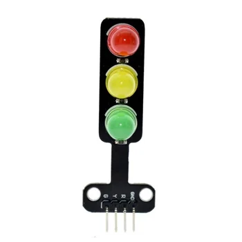 10 шт. мини 5 В Светофор, светодиодный дисплейный модуль для Arduino, Красный, Желтый, Зеленый, 5 мм, RGB Светофор