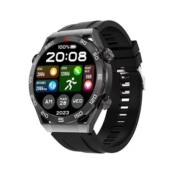 2023 GPS Смарт-Часы Мужские 1,5 Дюймов HD Большой AMOLED Дисплей Hi-Fi Голосовой Вызов NFC Часы Компас IP68 Водонепроницаемые ЭКГ Смарт-Часы