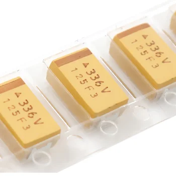20ШТ чип-танталовый конденсатор 336 В 33 мкФ 35 В D тип 7343 10% емкость для желчи желтая полярная емкость