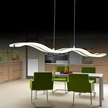 38 Вт светодиодный современный подвесной светильник с регулируемой яркостью Креативная новинка домашний подвесной светильник для столовой гостиной AC90-260V