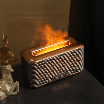 3D Домашний пламенный диффузор USB Парфюмированный мини-Увлажнитель воздуха для спальни Aroma Ультразвуковой пламенный увлажнитель Umidificador