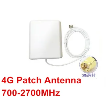 4 Г патч-антенна 14dBi LTE SMA панельная антенна 700-2700 МГц 4 Г антенна с высоким коэффициентом усиления для внутреннего сигнала
