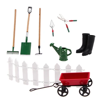 9 предметов, детский сельскохозяйственный инструмент, инструмент для декора сада, забавные портативные игрушки для мозга, прямая поставка