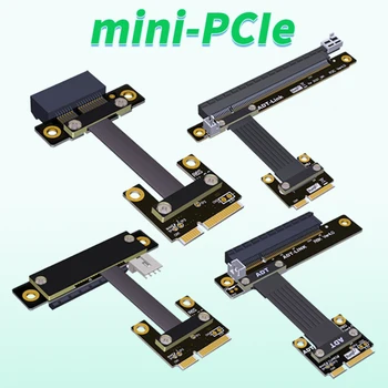ADT Mini-PCIe к PCIe X1x4x8x16 Адаптер-Удлинитель для PCIe RAID NVMe SSD-карты/локальной карты/карты захвата к mPCIe