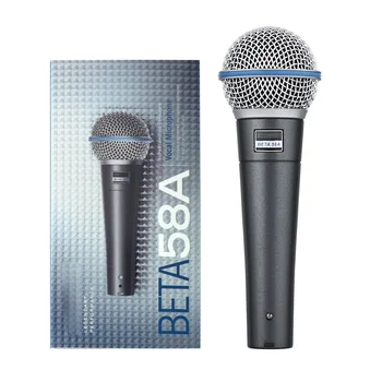 BETA58A Проводной динамический микрофон с человеческим голосом, Профессиональный сценический Семейный Караоке-микрофон 58A