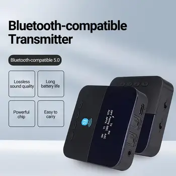 BTC880 Bluetooth-совместимый передатчик, мощная широкая совместимость, профессиональный Bluetooth-совместимый адаптер с низкой задержкой 2 в 1