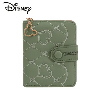 Disney Mickey Новый женский кошелек Zero Из Искусственной кожи Высокого качества, короткий кошелек, Мультяшная ретро Повседневная многофункциональная мини-женская сумка