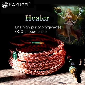 HAKUGEI Healer литц высокой чистоты с кислородной оплатой OCC медный кабель 3,5 2,5 4,4 mmcx 0,78 qdc и т.д.