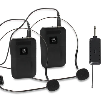 J.I.Y E8-2 Оптовая Продажа Универсального Беспроводного Микрофона с Клипсой на микрофоне Профессиональный Аудио УКВ Микрофон