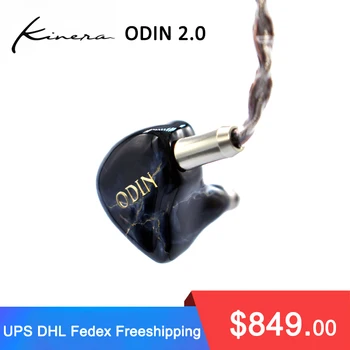 Kinera ODIN 2.0 K8 8BA Наушники-вкладыши Hi-Fi Сбалансированные Арматурные Наушники С Ушным крючком и Шумоподавлением