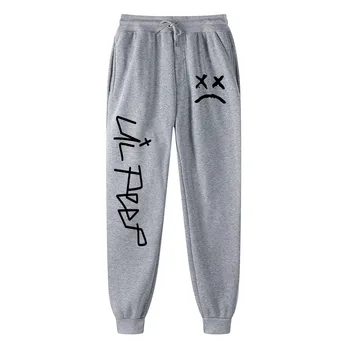 Lil Peep Cry Baby/ Новые штаны для бега трусцой, Мужские мягкие штаны для бодибилдинга, спортивные штаны, Длинные брюки, спортивные тренировочные брюки