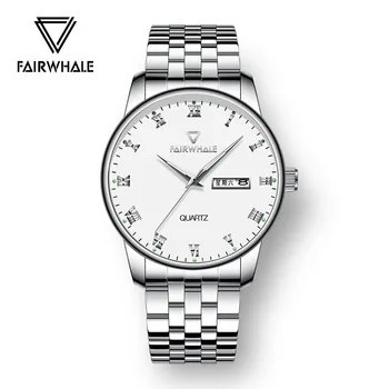 Mark Fairwhale Classic Business Watch Mens Quartz Watch Water Resistant 3ATM Watches Basic часы мужские наручные relógio 5450
