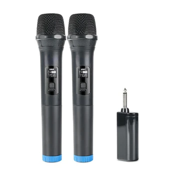 MICFUNS E8 UHF 2Wireless Ручной Гиперкардиоидный Динамический микрофон с Приемником для Караоке-Лекций на сцене Hi-Fi