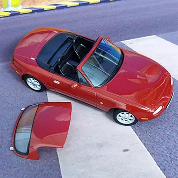 NOREV 1/18 MX-5 MX5 красная модель автомобиля из сплава с откидным верхом + небольшой подарок