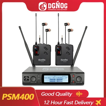 PSM400 IEM моно профессиональная система ушного монитора 2-канальный UHF беспроводной мониторинг сценического исполнения DGNOG