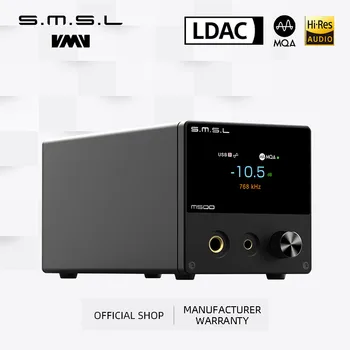 SMSL M500 MKIII Hi Res Аудио ЦАП и усилитель для наушников ES9038PRO OPA1612A MQA-CD DSD512 XU316 Bluetooth5.1 с дистанционным управлением