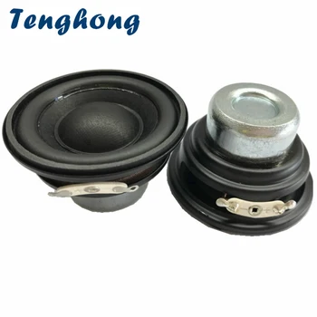 Tenghong 2шт 4/8ом 10 Вт 2-Дюймовый Мини-Сабвуфер 52 мм 20-Ядерные Bluetooth-Колонки Портативный Магнитный Аудио Музыкальный Динамик