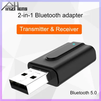 USB 5.0 Bluetooth Адаптер Аудиопередатчик Приемник Беспроводной адаптер для ПК ТВ Автомобильные наушники с разъемом 3,5 мм Bluetooth AUX Адаптеры
