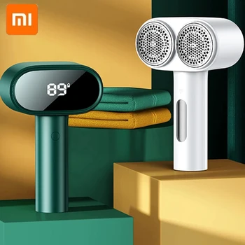 Xiaomi Электрическая машинка для удаления ворса для одежды, Катушечная машинка, Триммер для волос с цифровым дисплеем, Бритва для одежды, USB Зарядка, Гранулы для бритья