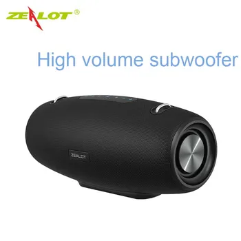 ZEALOT S67 Bluetooth Динамик Беспроводной Портативный Наружный Мощный Звуковой ящик 360 ° Стерео Водонепроницаемый Сабвуфер Шокирующий Тяжелый Бас