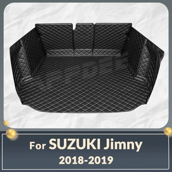Автоматический Коврик для багажника с полным покрытием для Suzuki Jimny 2018 2019, автомобильный коврик для багажника, аксессуары для защиты салона грузового лайнера