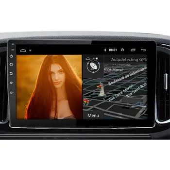 Автомобильный GPS-навигатор Многофункциональный автомобильный плеер с сенсорным экраном WIFI Четырехъядерный высокоскоростной мультимедийный плеер для