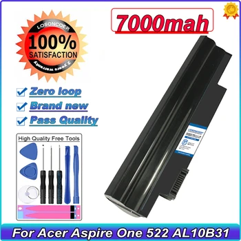 Аккумулятор для ноутбука Acer Aspire One 522 722 AO522 AOD255 AOD257 AOD260 D255 D257 D260 D270 Happy, Хром AC700 AL10B31