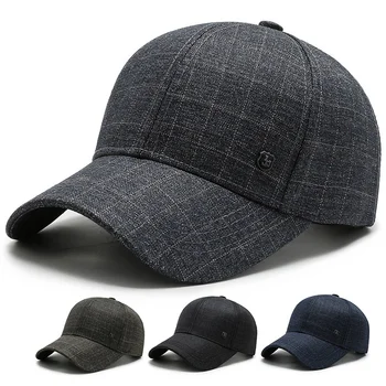 Бейсбольная кепка с клетчатым принтом, мягкая Регулируемая шляпа для папы, спортивная кепка на открытом воздухе, кепка для мужчин и Женщин, винтажная солнцезащитная кепка на каждый день
