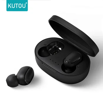 Беспроводная Bluetooth-гарнитура KUTOU TWS Наушники-вкладыши Спортивные наушники Стерео наушники с умной зарядной коробкой