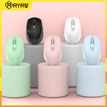 Беспроводная мышь RYRA 2,4 ГГц, совместимая с Bluetooth, перезаряжаемая мышь с отключением звука для планшета на базе Android и Windows, ноутбука, портативного ПК