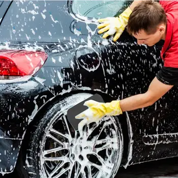 Варежка для полировки автомобиля воском высокой плотности Без царапин Подходит для мытья автомобилей Мягкий Скруббер Для полировки автомобиля воском без ворса