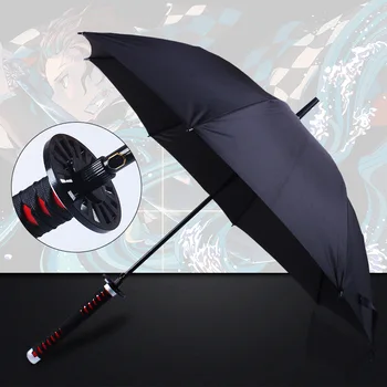 Ветрозащитный Длинный Зонт, Усиленный мужской Зонт Samurai Katana, Современный креативный Paraguas, Доступные товары для дома