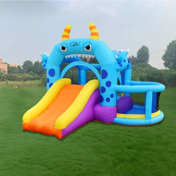 Детский надувной замок-монстр, Горка на открытом воздухе, Батут малых и средних размеров, игрушки для взаимодействия родителей и детей Am