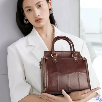 Женская сумка Cobbler Legend, дизайнерские сумки с верхней ручкой, летняя модная сумка из натуральной кожи, женская винтажная брендовая