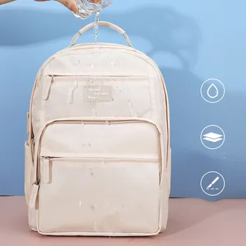 Женский рюкзак Большой емкости Водонепроницаемый школьный рюкзак для девочек-подростков, колледж 13 14 15,6 дюймов, сумка для ноутбука Высшего качества, Новинка