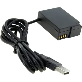 Замена аккумулятора USB на манекен для PANASONIC DMC-GH2 (DMW-BLC12), 40-дюймовый кабель-адаптер