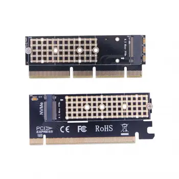 к адаптерной плате PCIE x16 Pci-e в m.2 Преобразующий адаптер NVMe SSD Адаптер m2 M Ключевой интерфейс PCI Express 3,0x4 2230-2280 Размер