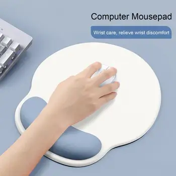Коврик для мыши, Высокоэластичный упор для запястий, нескользящий силиконовый Водонепроницаемый однотонный игровой коврик для мыши для ноутбука, Компьютерные аксессуары