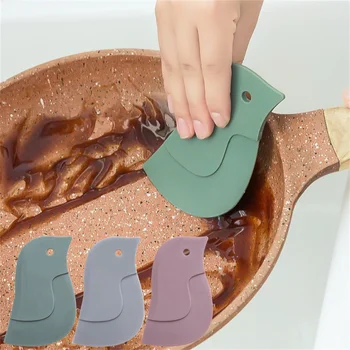 Многофункциональный масляный Скребок Многофункциональный Мультяшный Кухонный Скребок для обеззараживания грязи Инструменты для чистки ванной Комнаты Масляный скребок