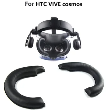 Мягкая кожаная VR-маска для глаз для HTC VIVE Cosmos VR-гарнитура, маска для глаз, защита от пота, накладка для лица, запасные аксессуары, запчасти