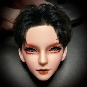 Новая кукольная голова 1/3 с макияжем, кукольная голова мальчика для макияжа, кукольная голова с 3D разноцветными глазами
