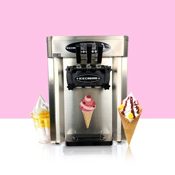 Новая Машина для производства мягкого мороженого по заводской дешевой цене, 2 + 1 Машина для производства мягкого Мороженого со Смешанными Вкусами, Коммерческая Машина для подачи мягкого мороженого