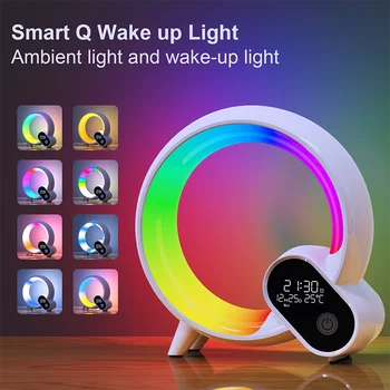 Новинка, Smart Q Wake Up Light, рассеянный свет и ночник с регулируемой яркостью, будильник для детской спальни, Декоративный подарок на День рождения