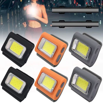 Новый светодиодный фонарь для бега, защитный силиконовый зажим для рюкзака, ночная лампа для ходьбы, портативное магнитное аварийное освещение