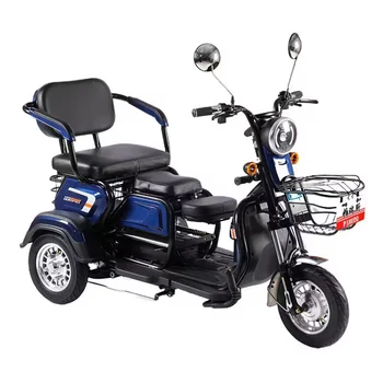 Новый Электрический мотоцикл для отдыха взрослых с тремя колесами для пожилых людей, чтобы забирать и провожать детей