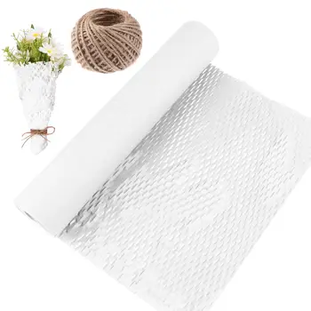 Оберточная бумага Hysen Honeycomb для подарочной упаковки, Амортизирующая Защитная Белая Оберточная бумага, Улучшенные Упаковочные материалы