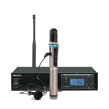 Обучающая система из 2 портативных Беспроводных микрофонов студийная Речь UHF Беспроводной микрофон-ручка