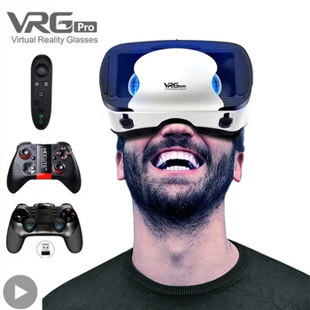 Очки виртуальной реальности VRG Pro VR, 3D шлем, Гарнитура, устройства Viar, очки, линзы с контроллером Smart Для смартфона сотового телефона