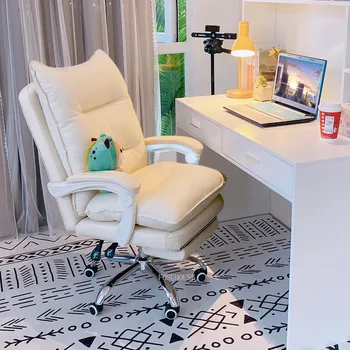 Роскошные Простые Вращающиеся Офисные стулья Кресло для отдыха Nordic Компьютерное Офисное кресло С подъемной спинкой Stoelen Мебель для гостиной